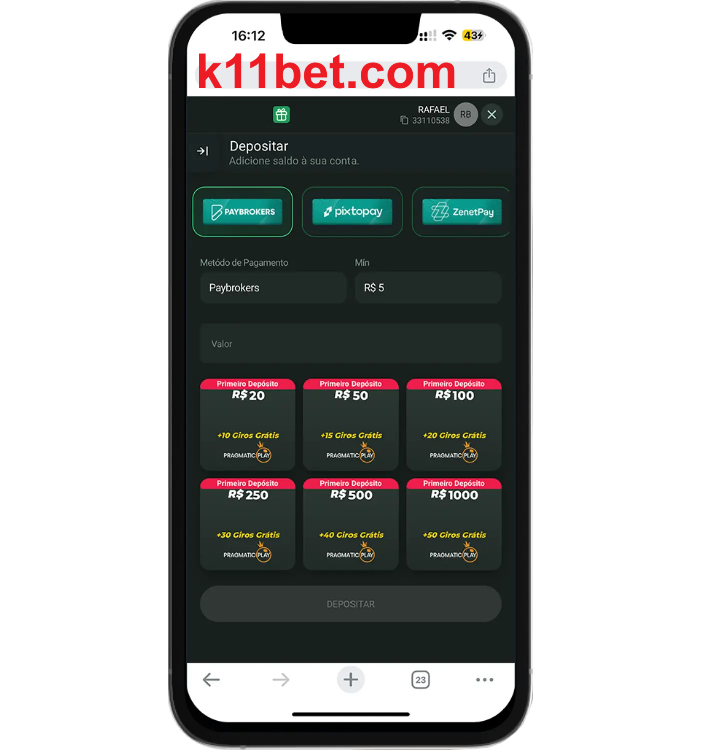 Baixe o aplicativo k11bet para jogar a qualquer momento